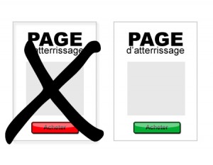 Bouton acheter - Page d'atterrissage - Page destination - Page cible